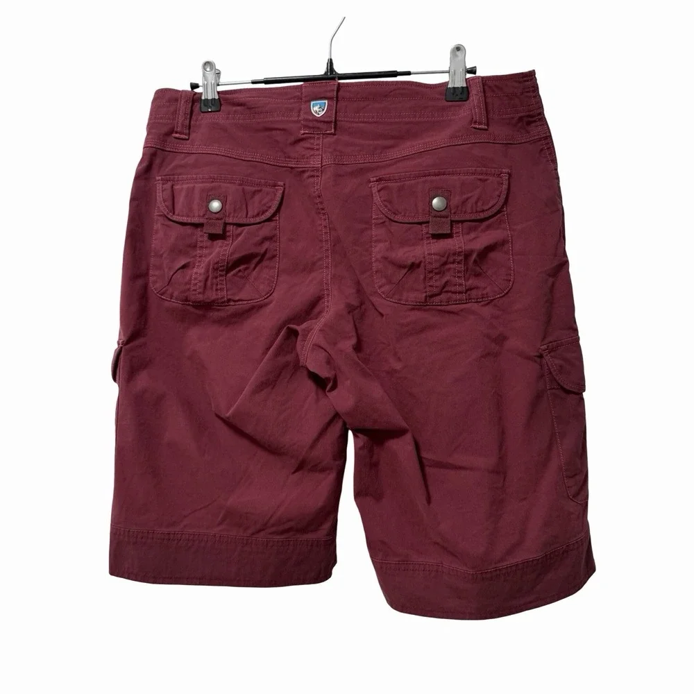 KUHL Womens SPLASH‎ 10'' Cargo UPF 50 Hiking Shorts Size 8 Pink Outdoor Gorpcore